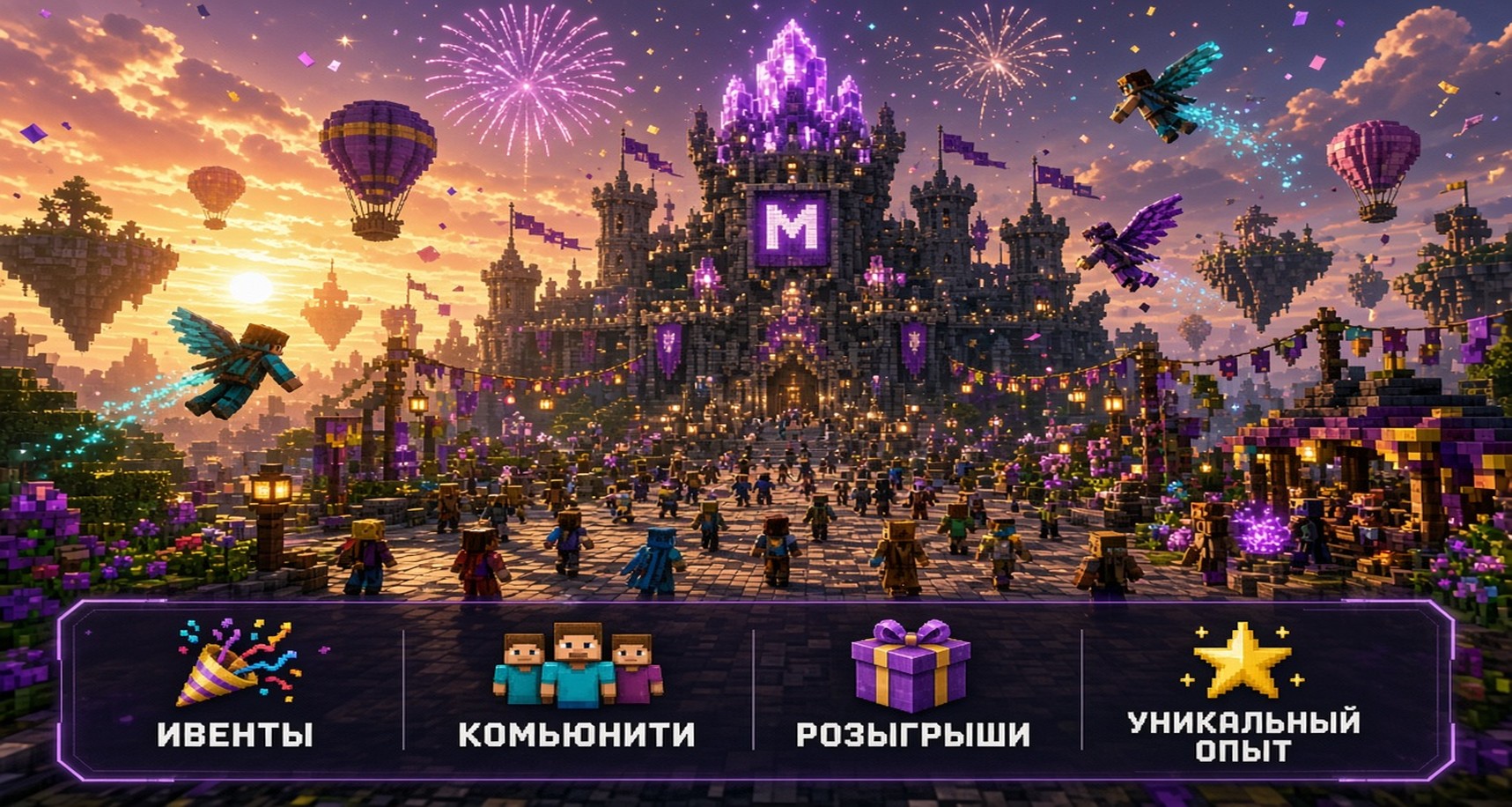 MercWorld — Ивенты, Комьюнити, Розыгрыши